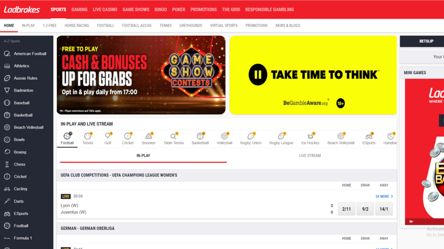 Ladbrokes Review screenshot