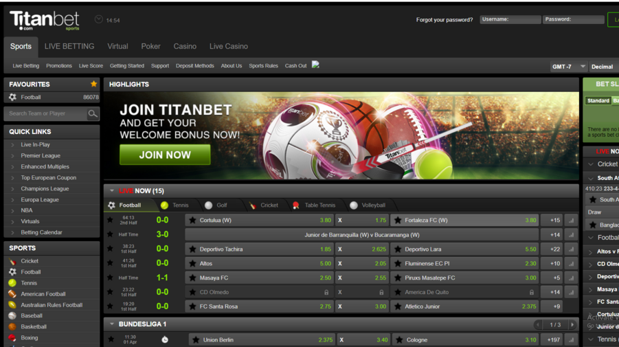 TitanBet Review screenshot