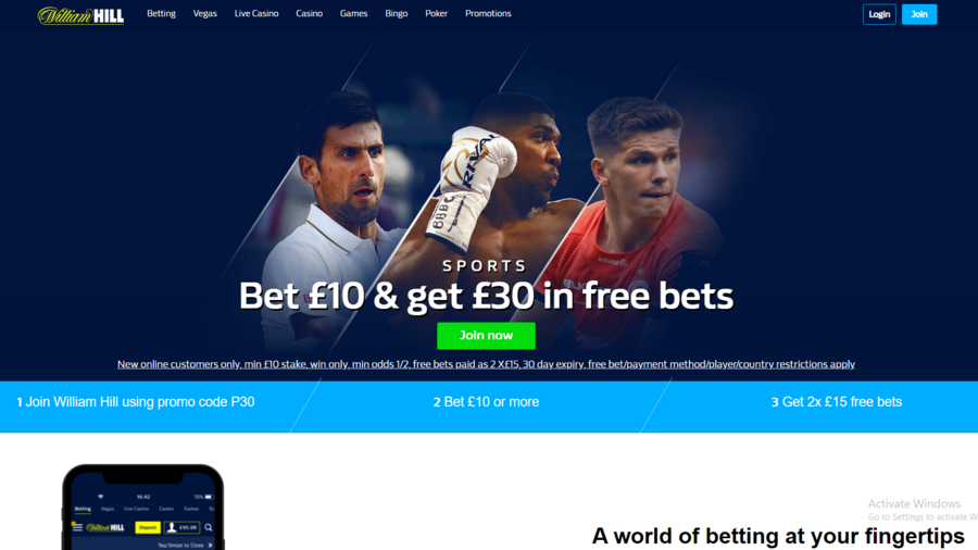 William Hill Review screenshot