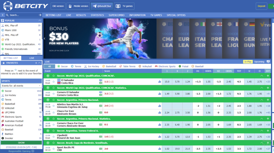 BetCity screenshot