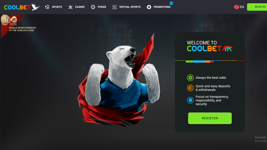 Coolbet screenshot