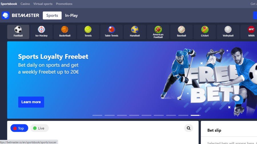 BetMaster screenshot