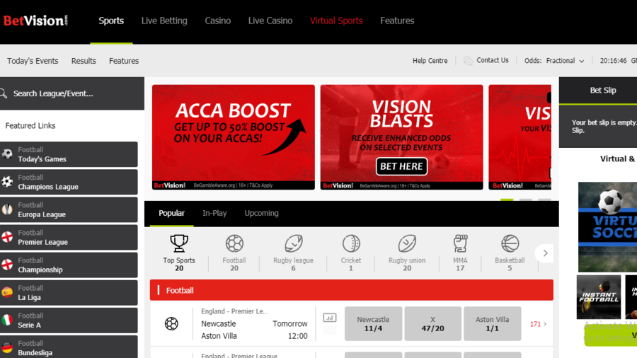 BetVision screenshot