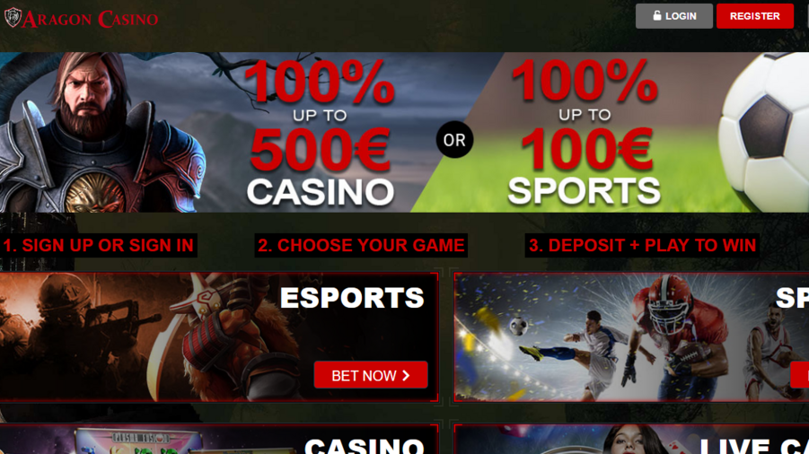 Aragon Casino screenshot