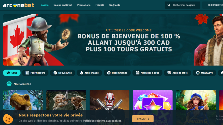 Arcanebet screenshot