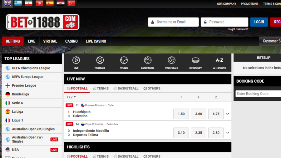 Bet11888 screenshot
