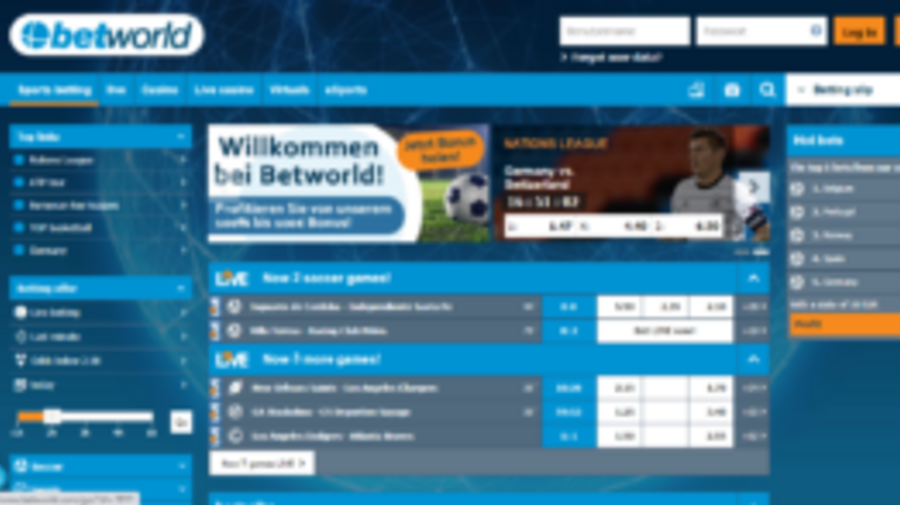 BetWorld screenshot