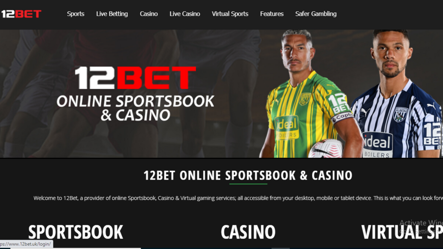 12Bet Europe screenshot