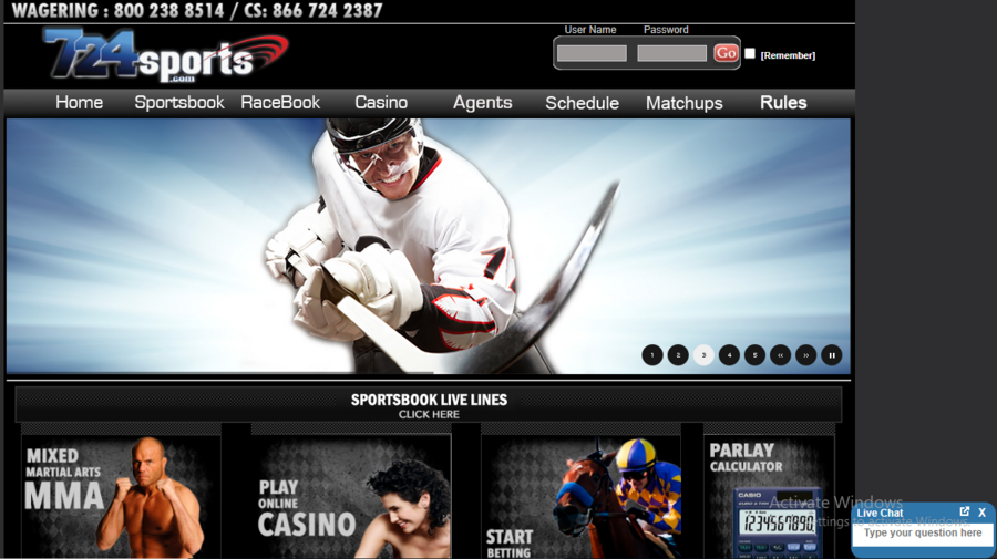 724Sports.com screenshot