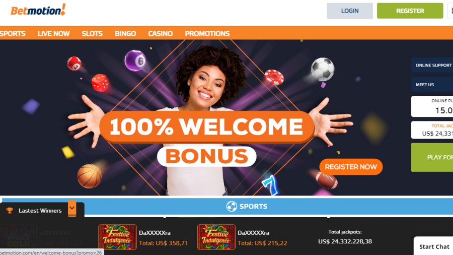 BetMotion screenshot