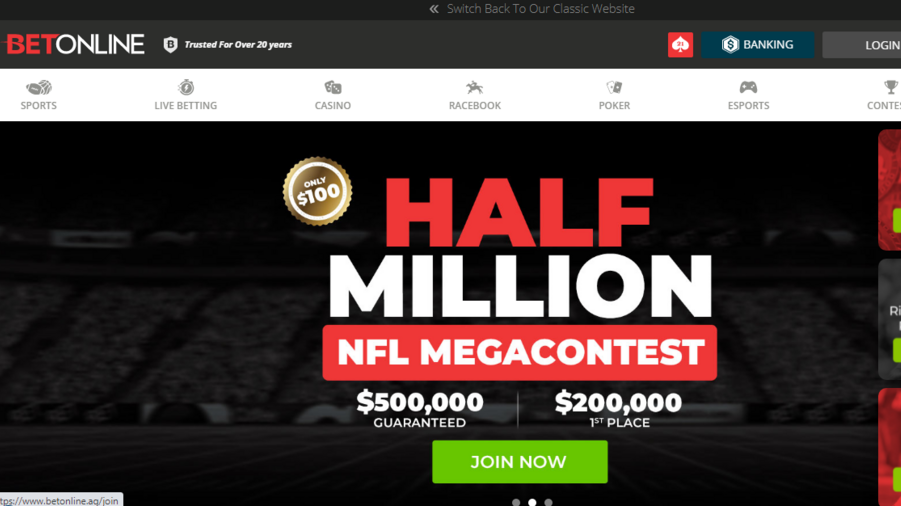 BetOnline screenshot