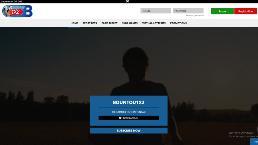 Bountou1x2 screenshot