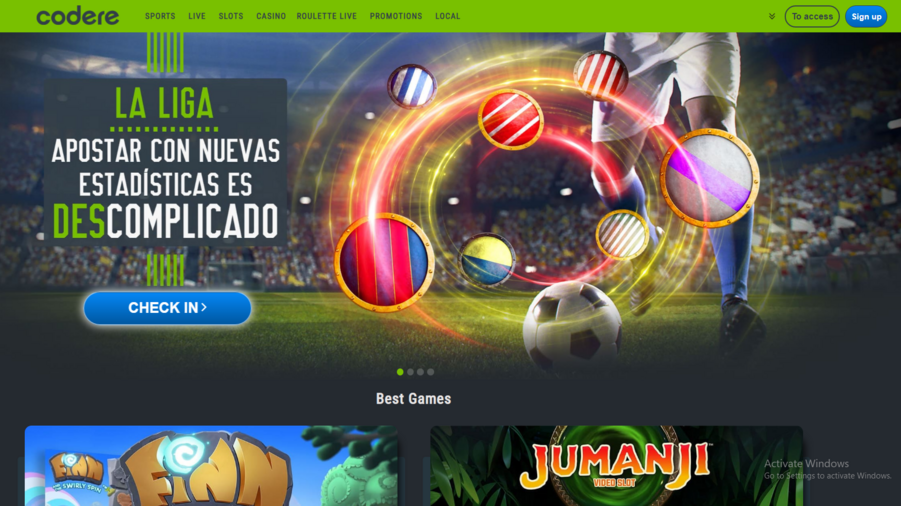 Codere APUESTAS Review screenshot