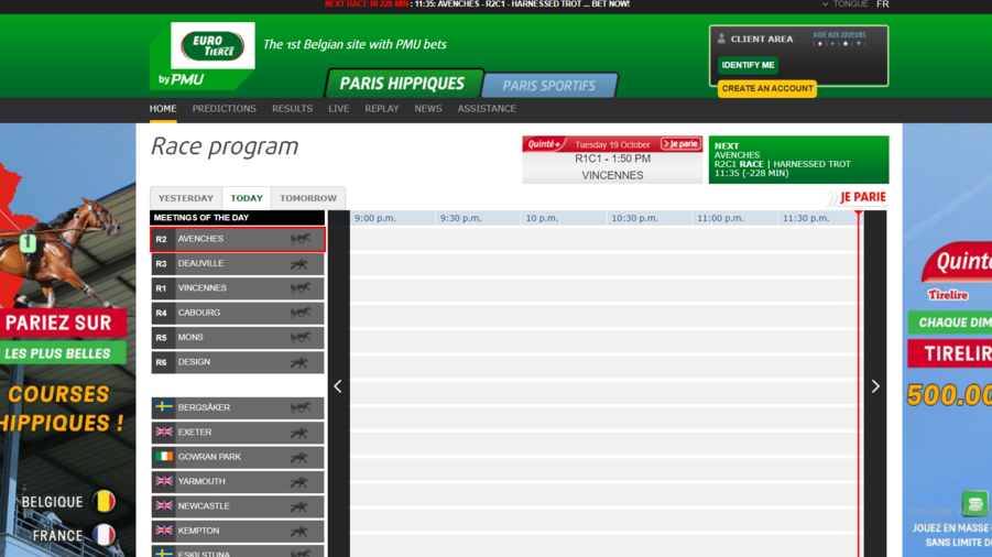 EuroTierce screenshot