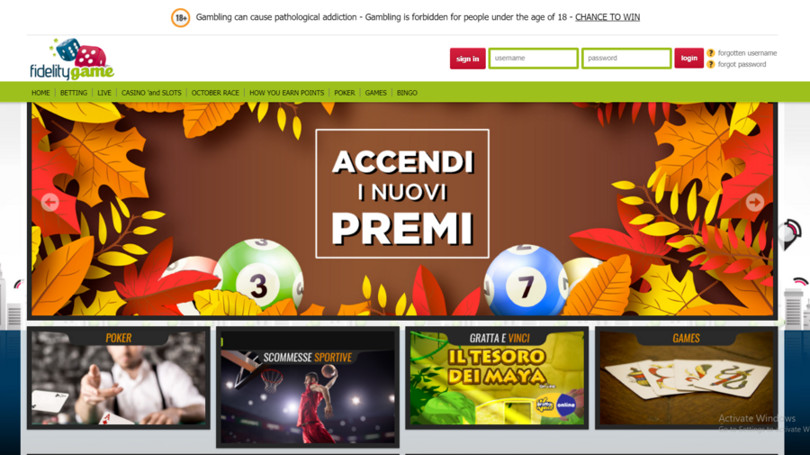 FidelityGame screenshot