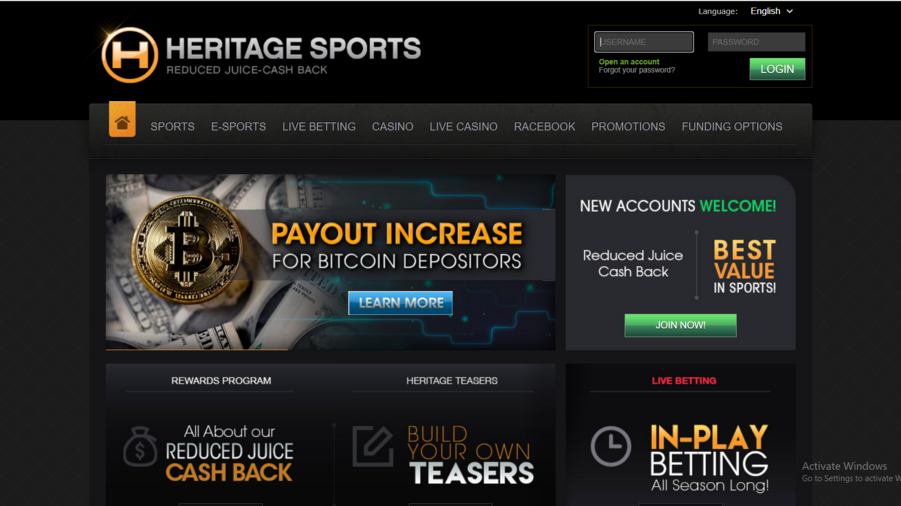 Heritage Sports screenshot