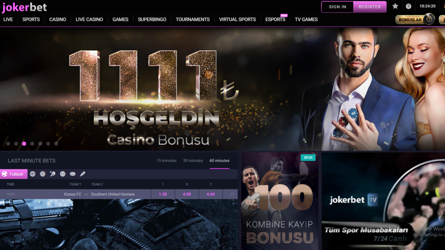 Jokerbet.com screenshot