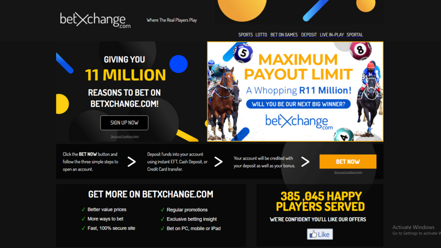 Keith Ho BetXChange screenshot