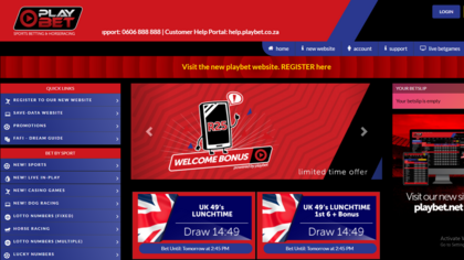 PlayBet.co.za screenshot