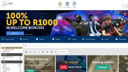SunBet screenshot