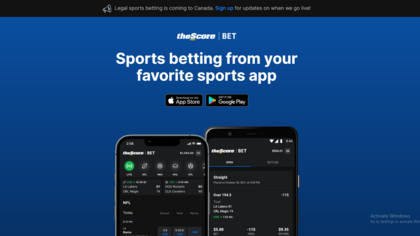 TheScore Bet screenshot