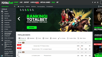 Totalbet.pl screenshot