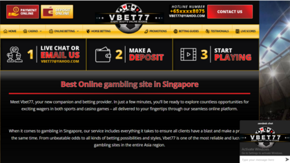 VBet77 screenshot