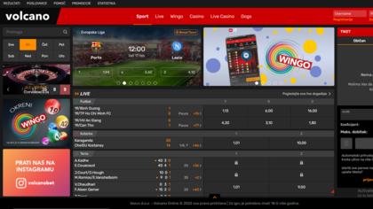 Volcano Kladionice screenshot