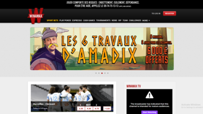 Winamax Sports screenshot