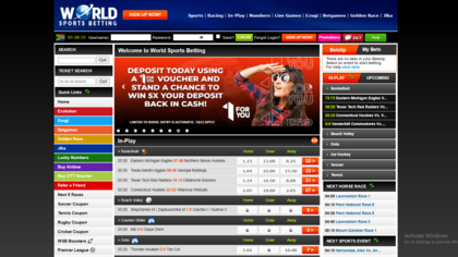 World Sports Betting screenshot