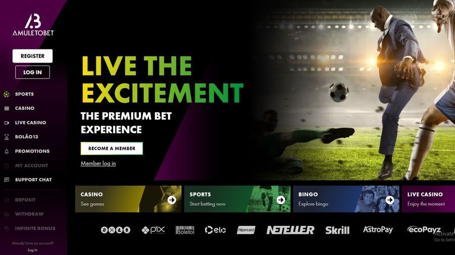 Amuletobet screenshot
