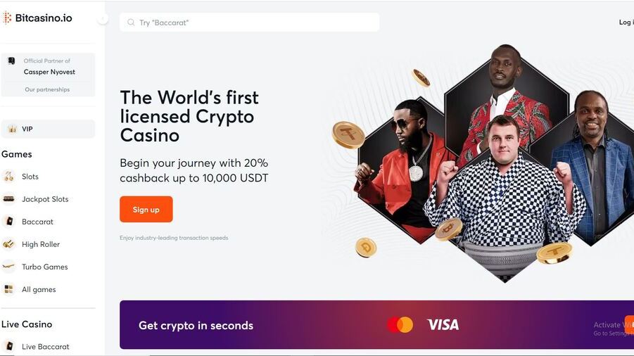 BitCasino IO screenshot